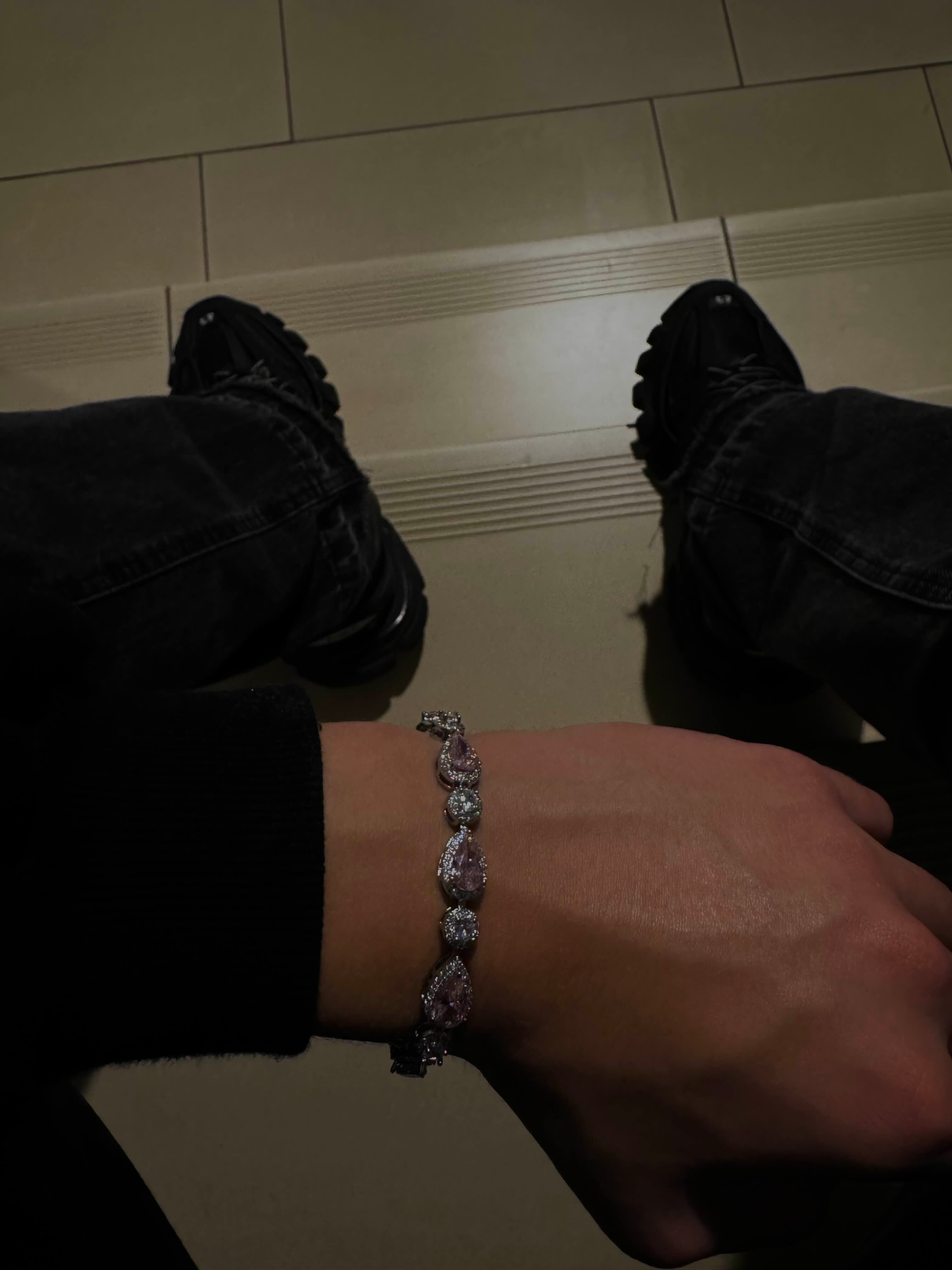 Multi-Stone Pink Bracelets